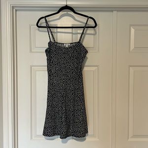 Navy Blue & White Dress